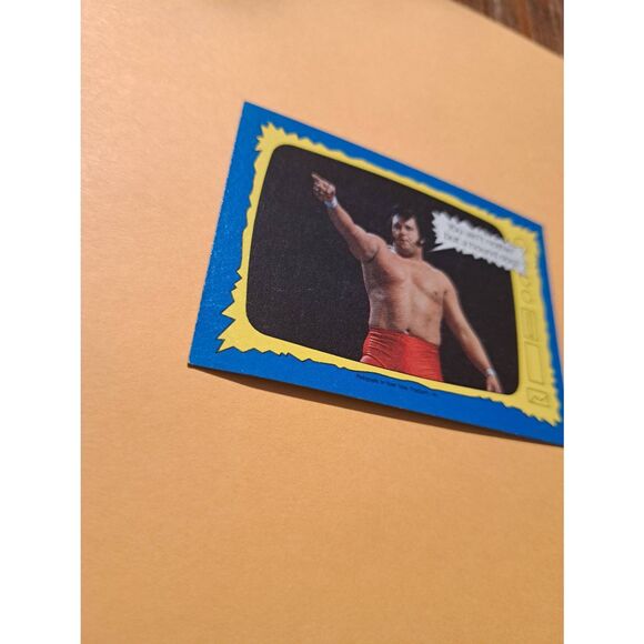 Vintage 1987 WWF Honky Tonk Man Wrestling Trading Card 73 Superstars Speak Topps - Picture 2 of 4